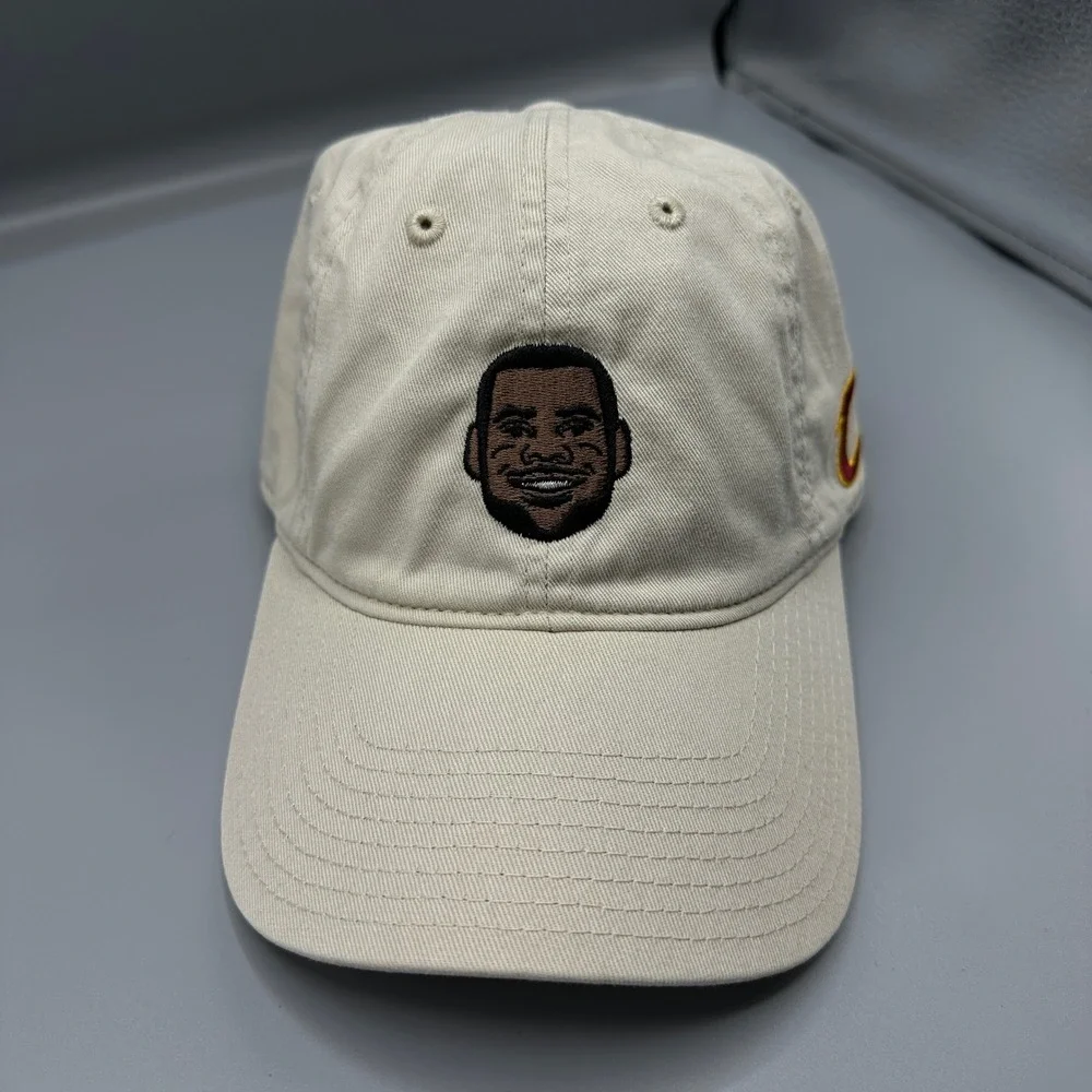 Adidas NBA Cleveland Cavaliers LeBron James Caricature‎ Hat Tan Khaki Adjustable